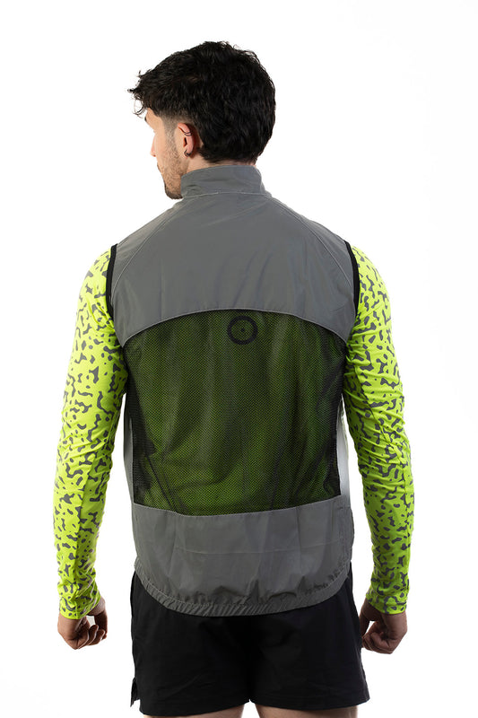 NV FULLY REFLECTIVE GILET GREY