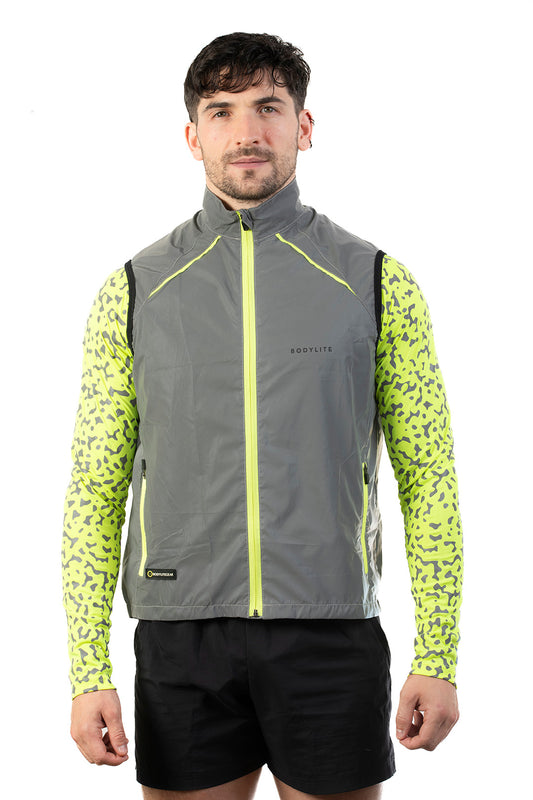NV FULLY REFLECTIVE GILET GREY