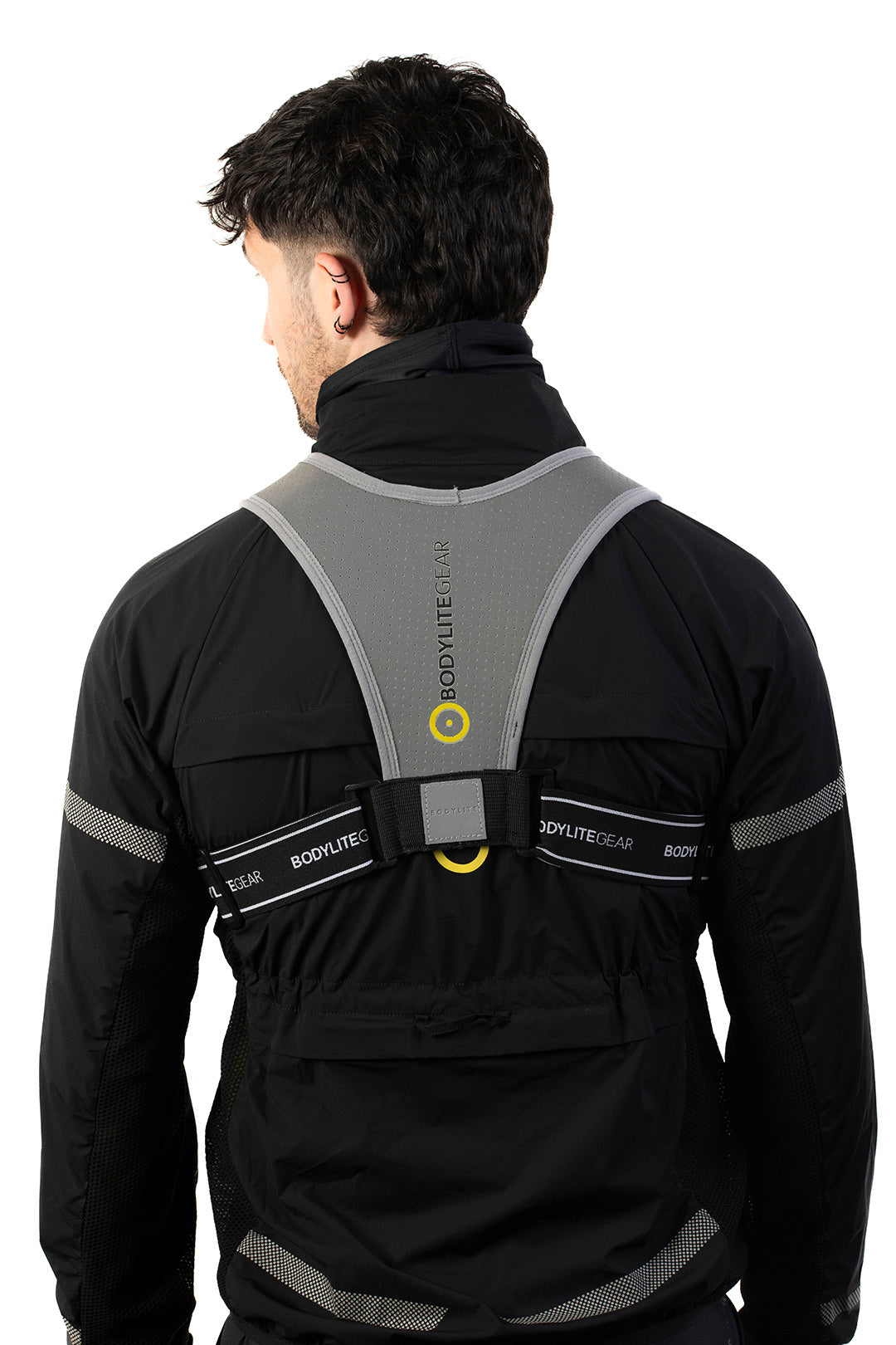 NV REFLECTIVE PHONE HOLDER VEST GREY