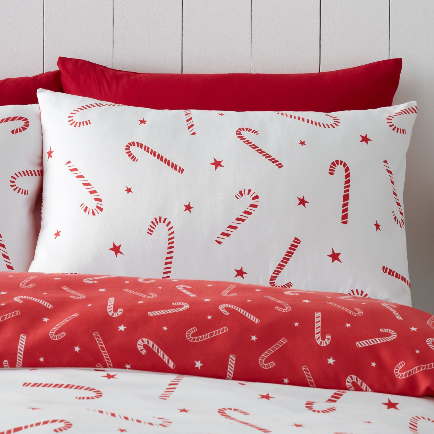 CHRISTMAS CANDY CANE DUVET SET