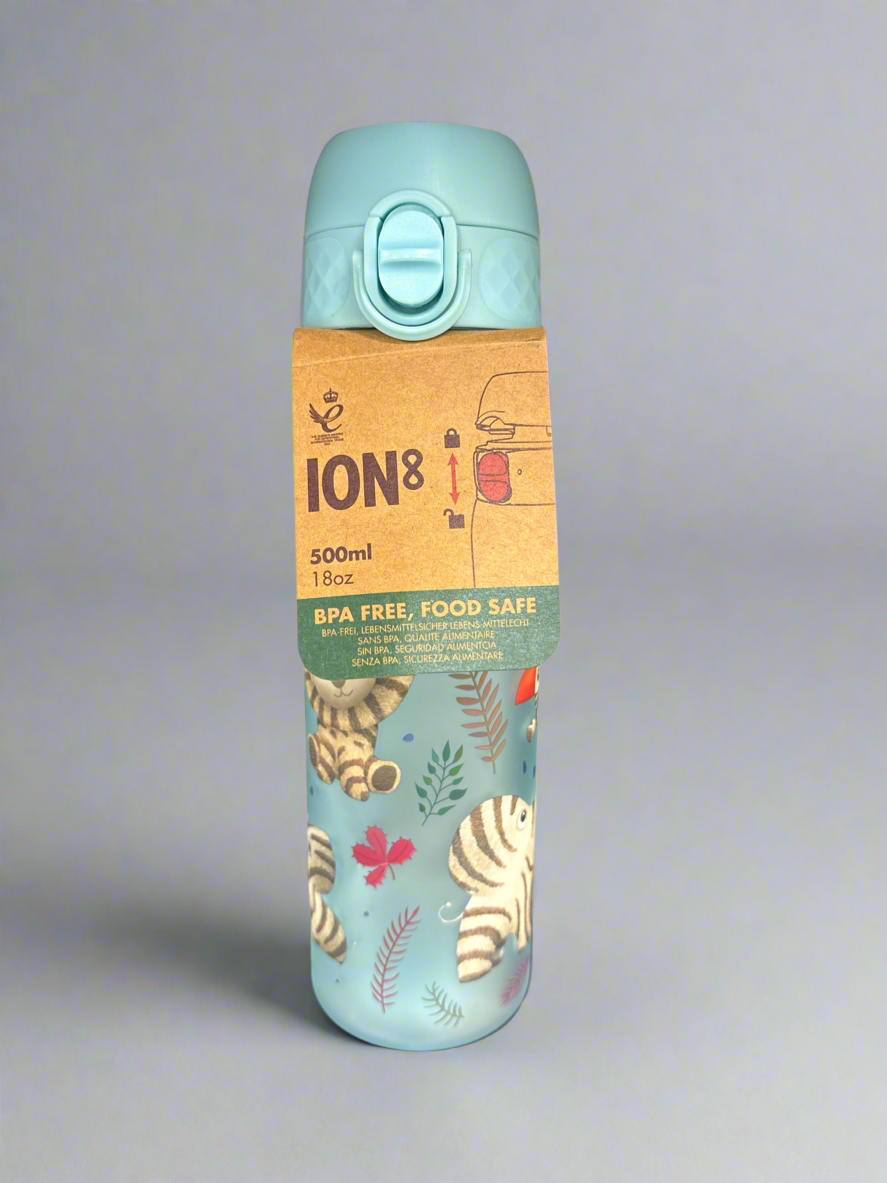 ION8 WATER BOTTLE ZEBRA FANS 500ML