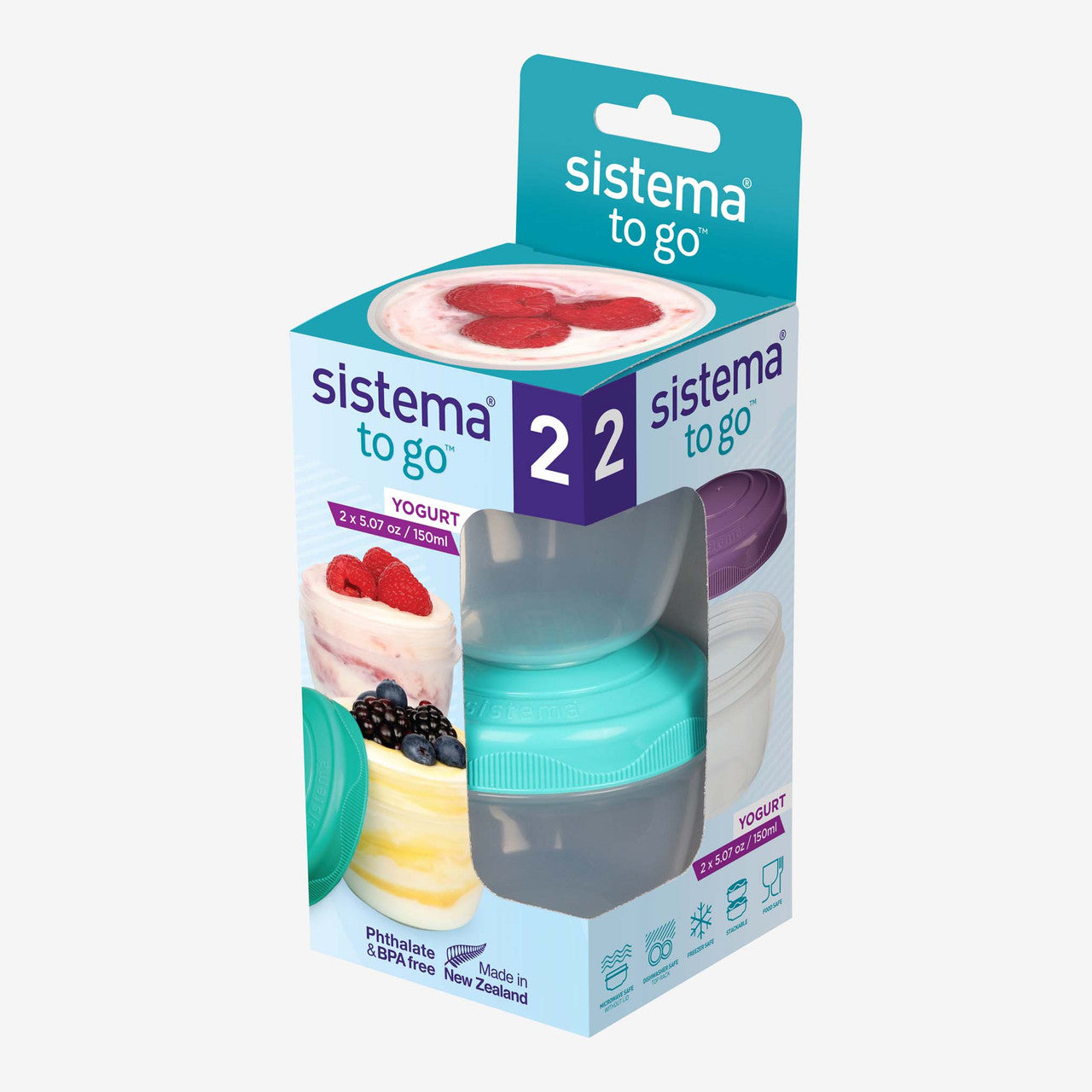 Sistema TO GO Yoghurt & Snack 150ml - Pots X2