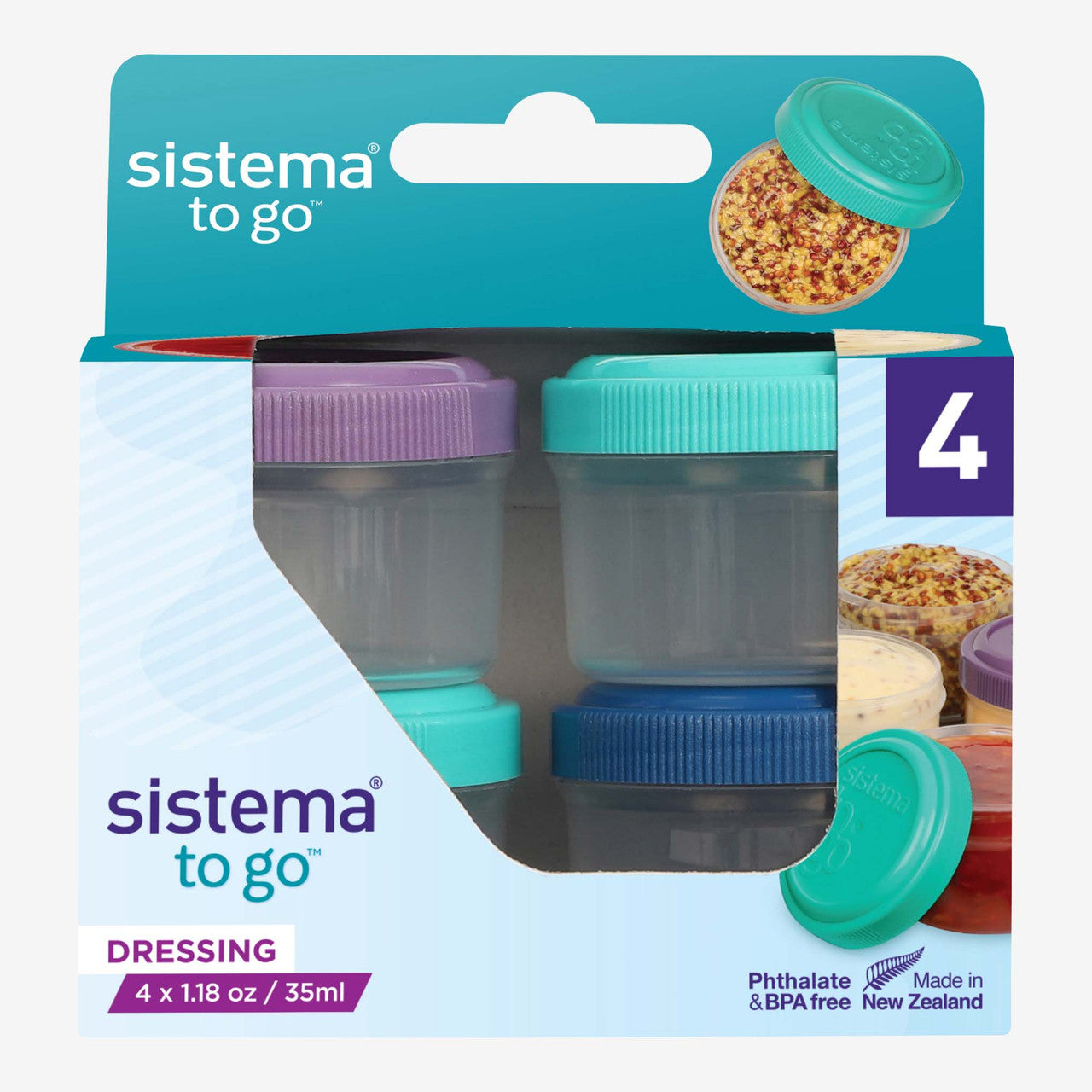 Sistema TO GO 35ml Dressing - 4 Pack