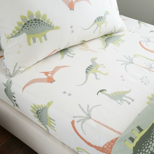 BIANCA CHAPTER B KIDS DINOSAURS FITTED SHEET