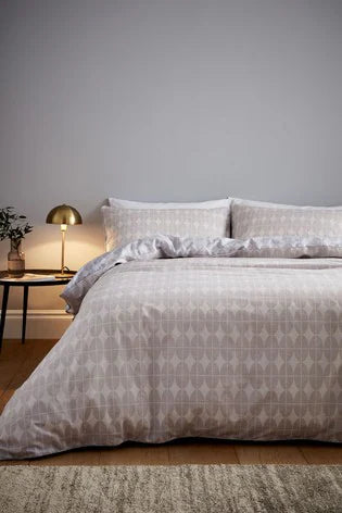 TERENCE CONRAN ORBY OVALS NATURAL DUVET SET