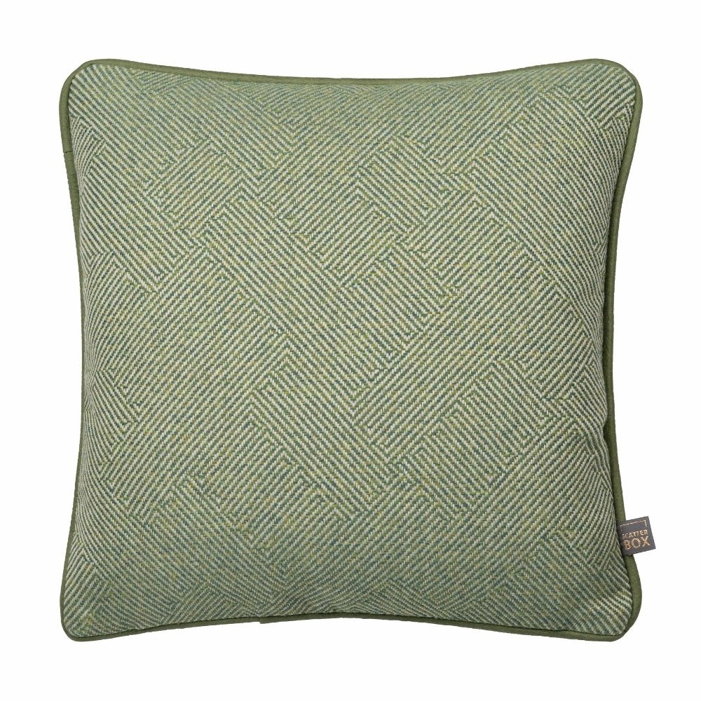 SCATTERBOX FINNEGAN GREEN CUSHION 43X43CM