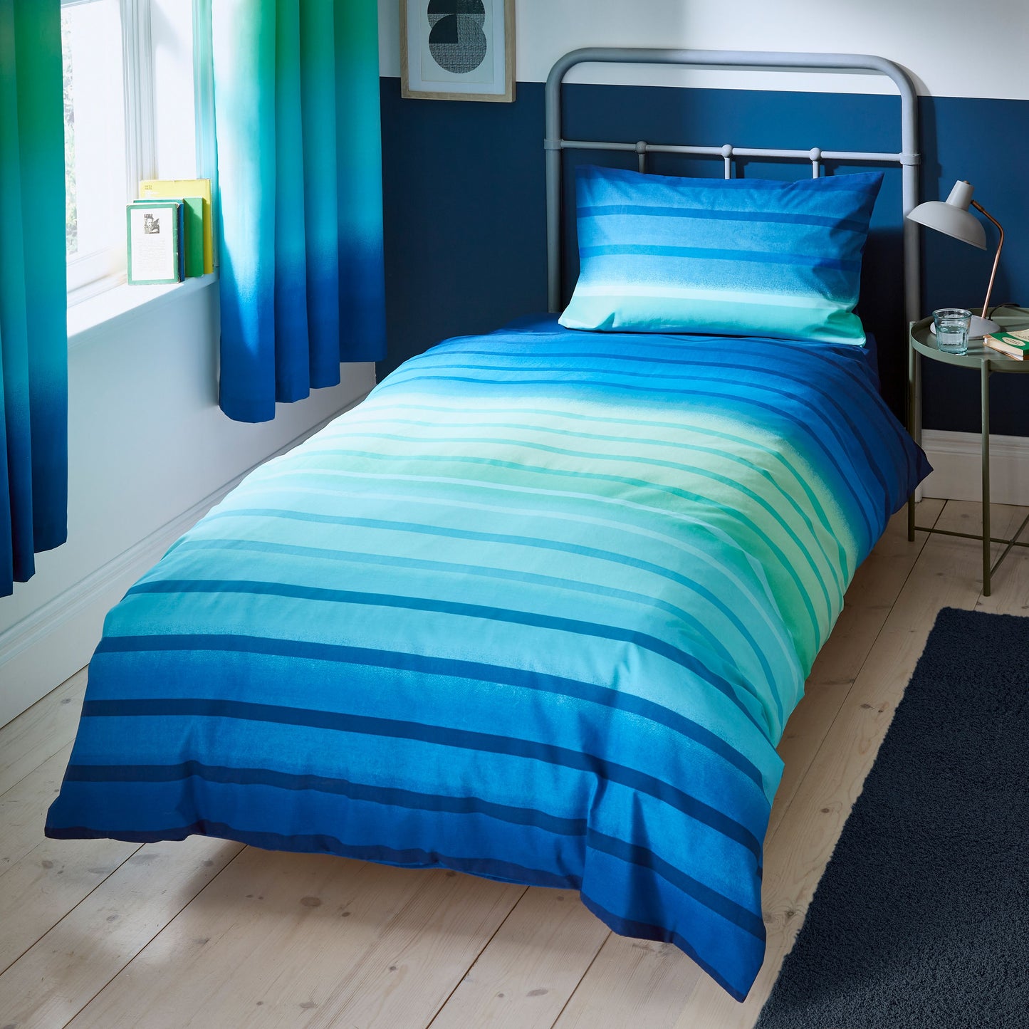 CATHERINE LANSFIELD OMBRE STRIPE KIDS DUVET SET