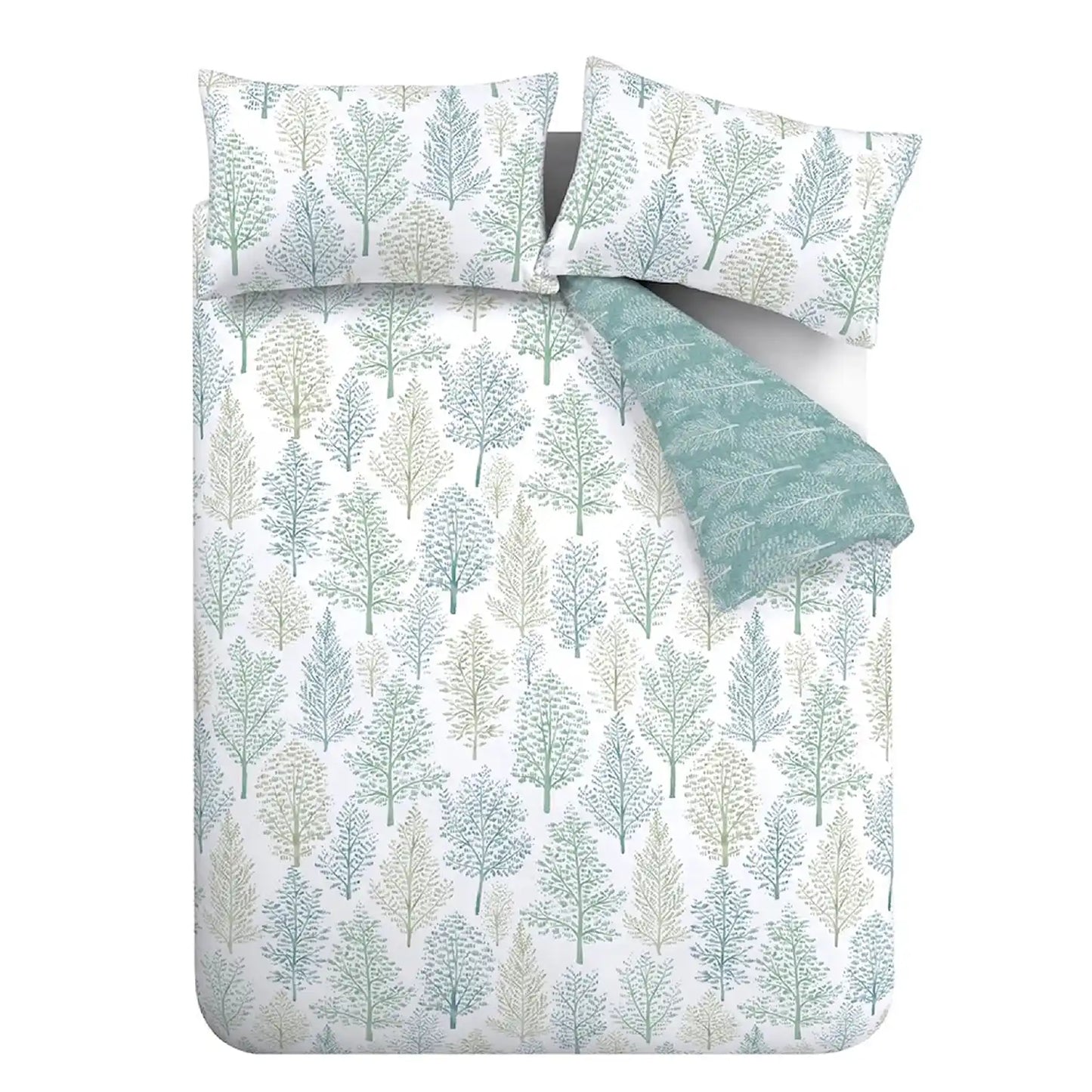 CATHERINE LANSFIELD WILDA TREE GREEN DUVET SET