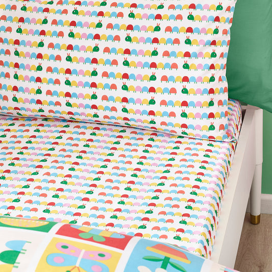 CHARLIE CATERPILLAR FITTED SHEET