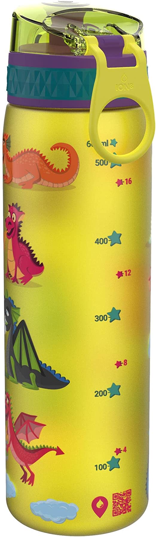 ION8 WATER BOTTLE DINO 500ML