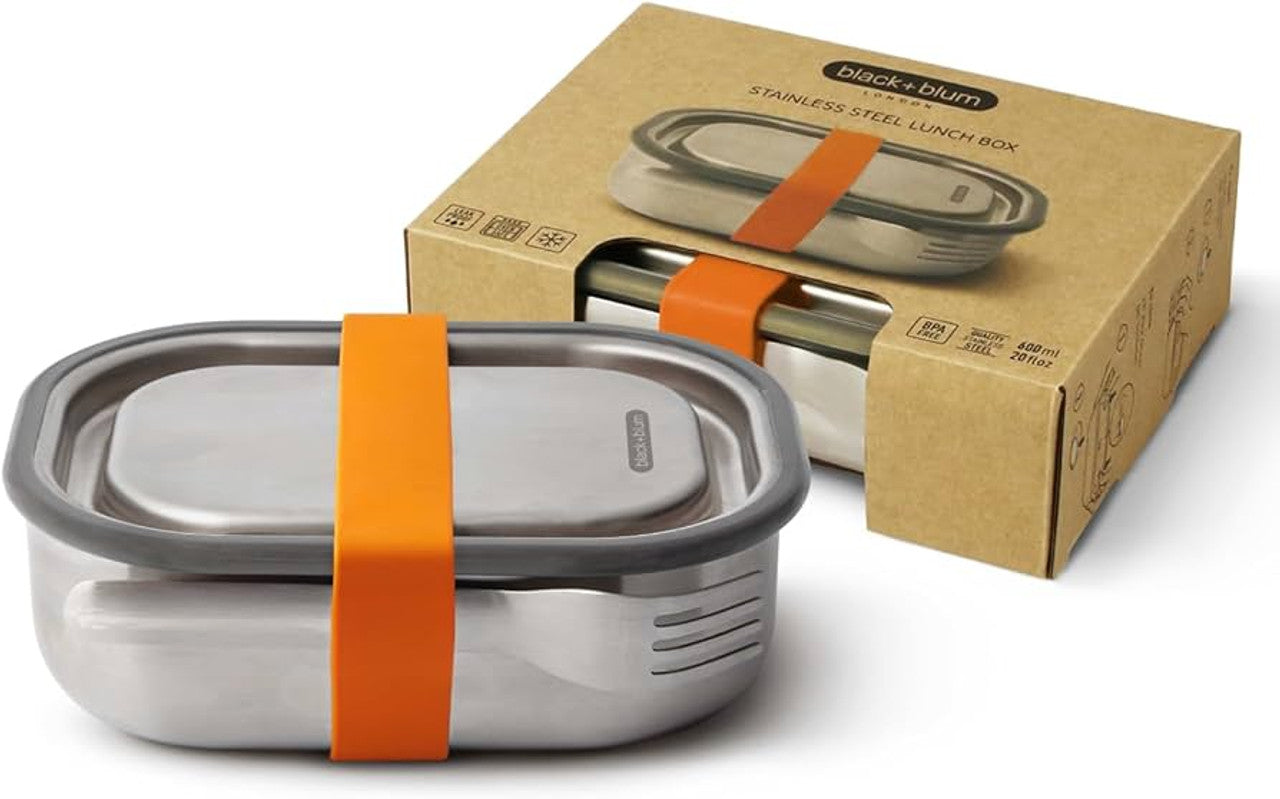 Black+Blum Stainless Steel LunchBox - Orange
