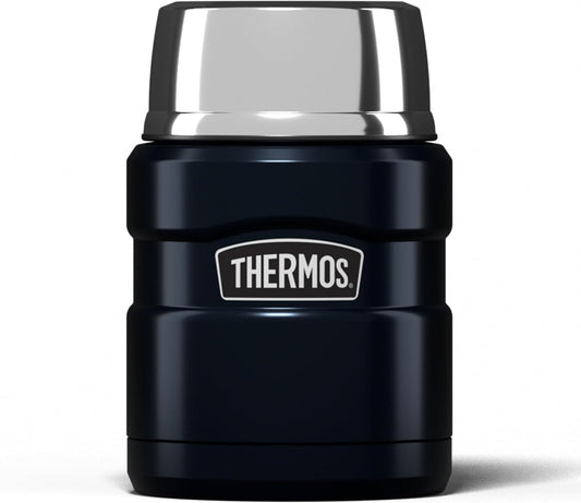 THERMAL SS 0.47L KING FOOD JAR W/SPOON BLUE