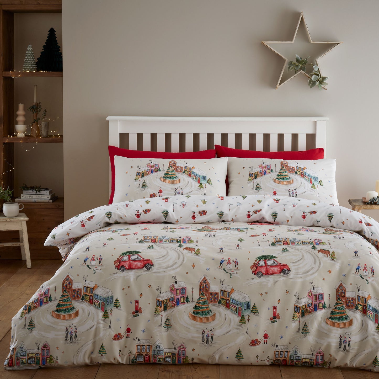CHRISTMAS TOWN DUVET SET