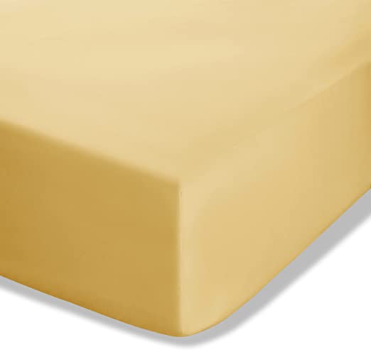 CATHERINE LANSFIELD FITTED SHEET OCHRE