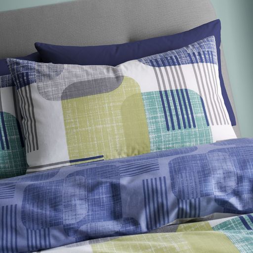 CATHERINE LANSFIELD LAYERED GEO DUVET SET