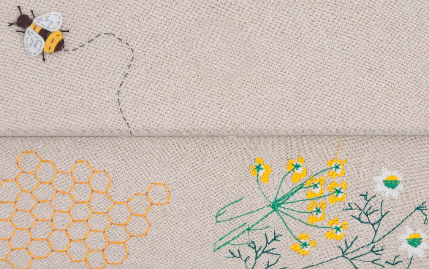 SEWING BOX APLIQUE & EMBROIDERY BEE HIVE