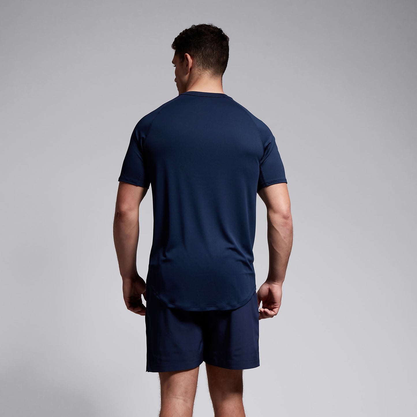 CANTERBURY LARGE LOGO SUPERLIGHT TEE NAVY