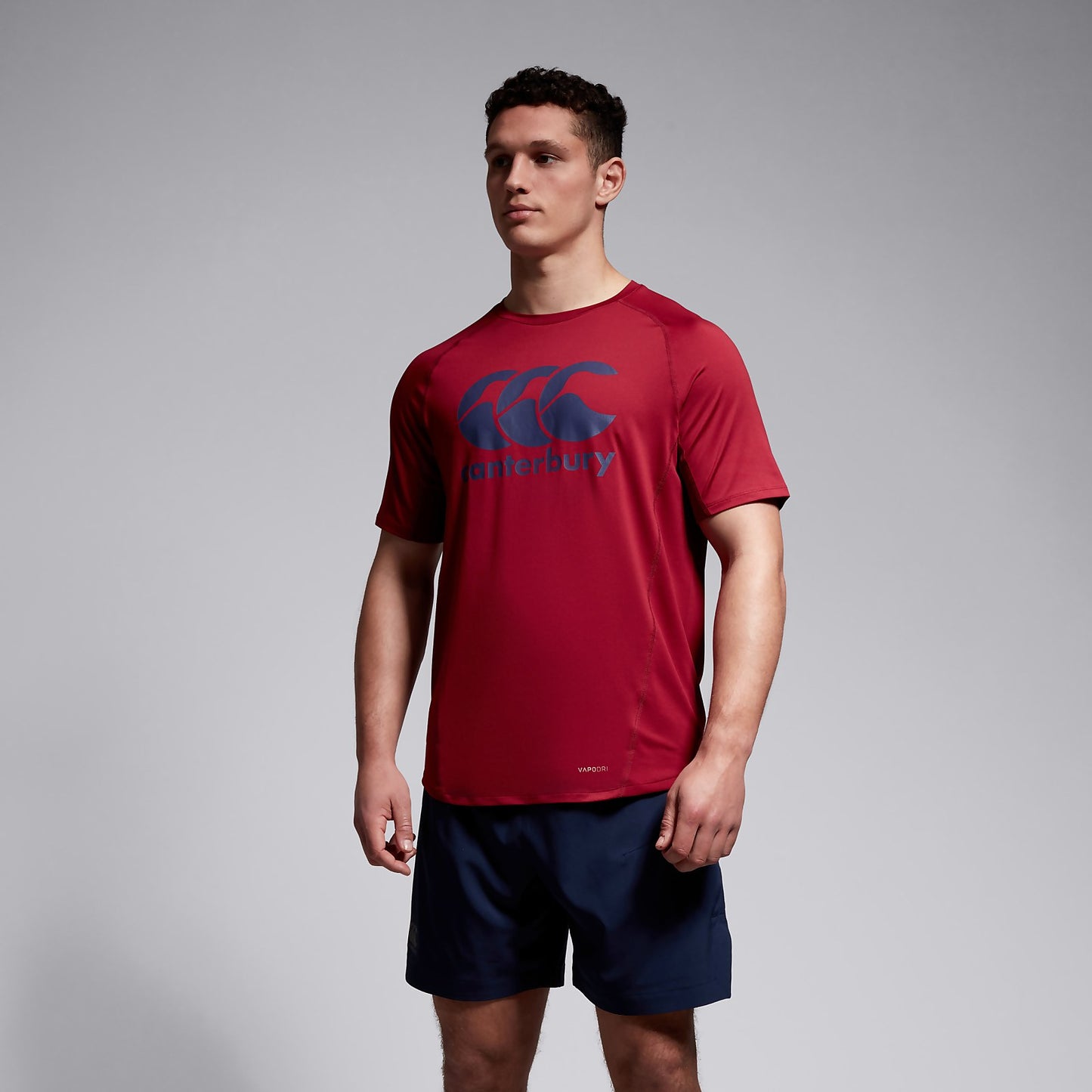 CANTERBURY LARGE LOGO SUPERLIGHT TEE RED