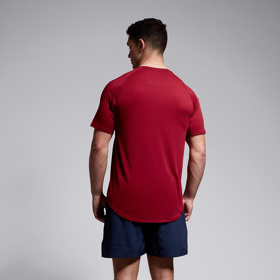 CANTERBURY LARGE LOGO SUPERLIGHT TEE RED