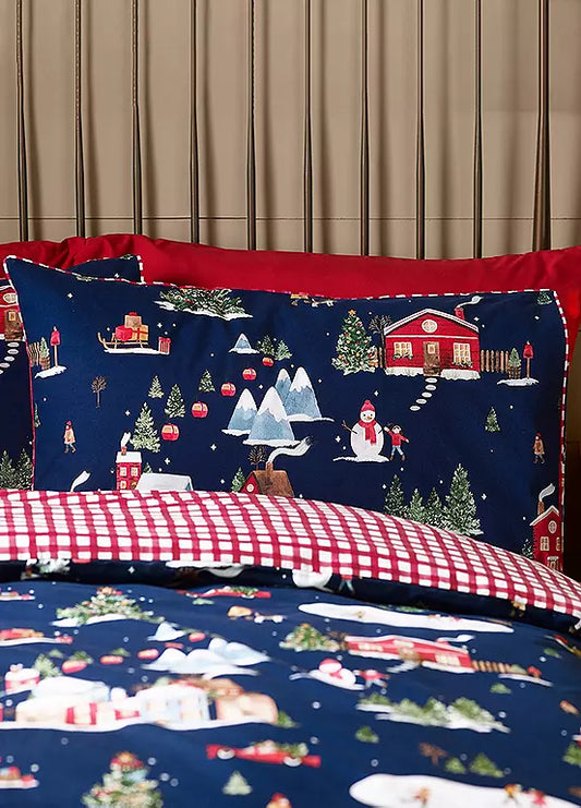 SKI VILLAGE DUVET SET KING