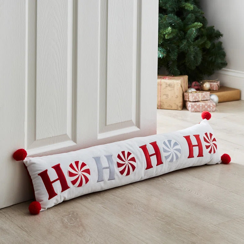 HO HO HO DRAUGHT EXCLUDER