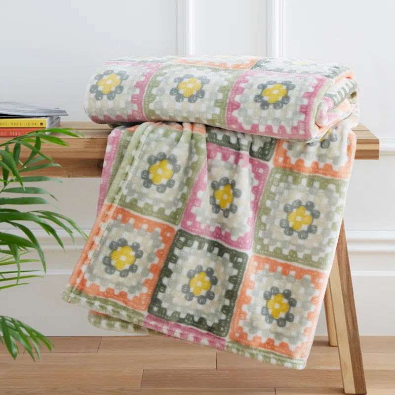 CROCHET PRINT THROW 130X170