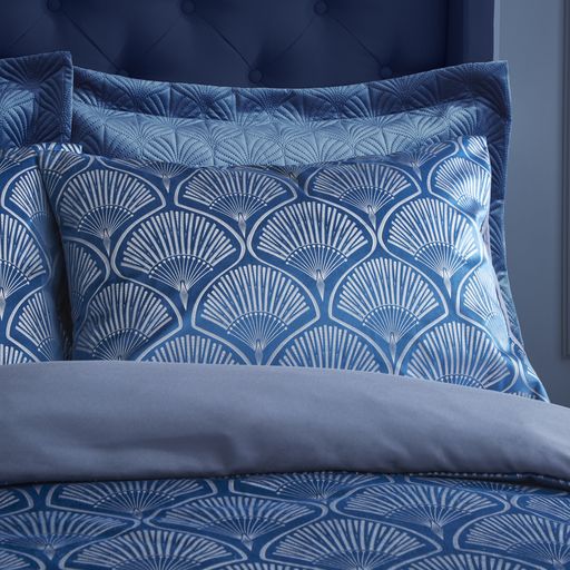 CATHERINE LANSFIELD ART DECO PEARL DUVET SET