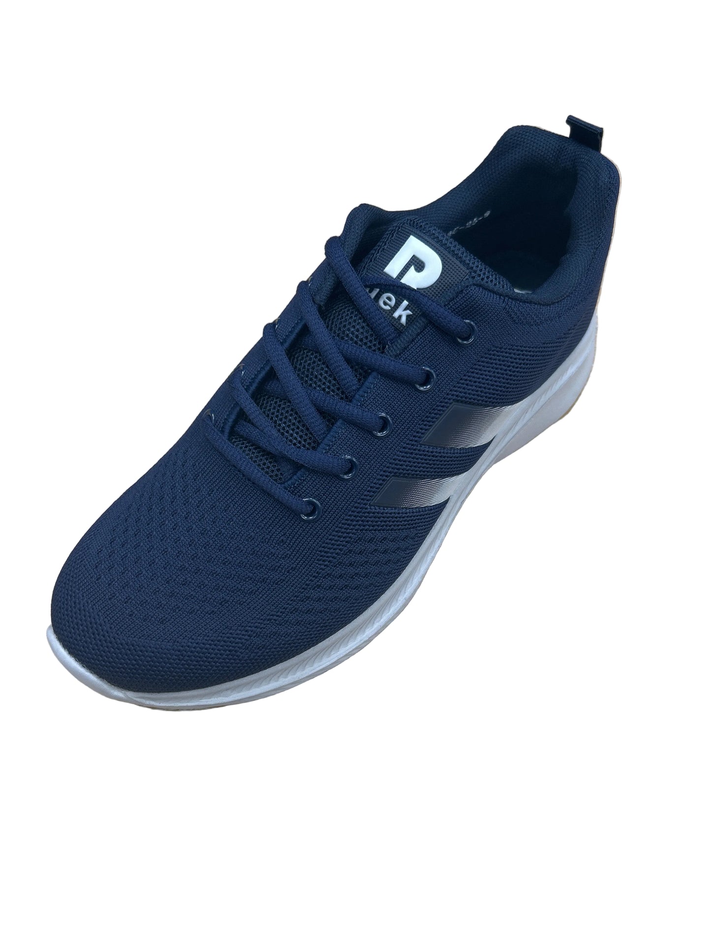MENS 2 STRIPE NAVY TRAINER