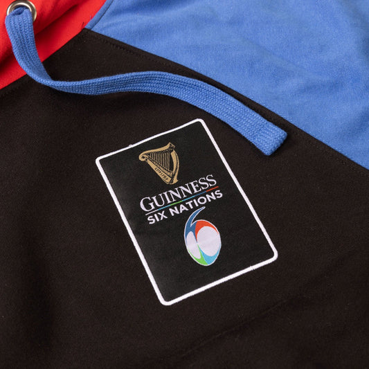 6 NATIONS COLOUR BLOCK HOODIE