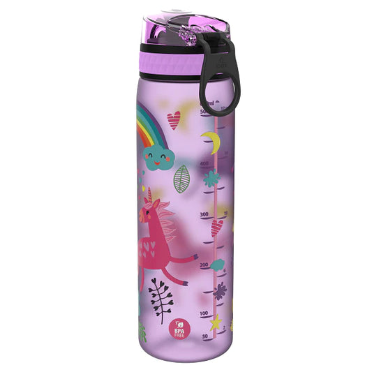 ION8 PURPLE UNICORN WATER BOTTLE 500ML