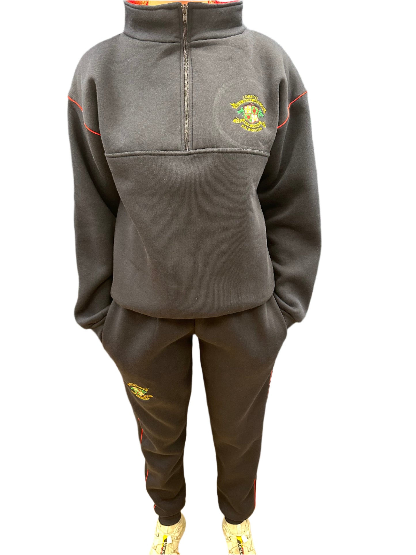 LORETO BALBRIGGAN HALF ZIP
