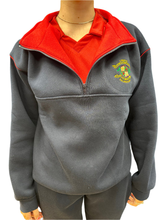 LORETO BALBRIGGAN HALF ZIP