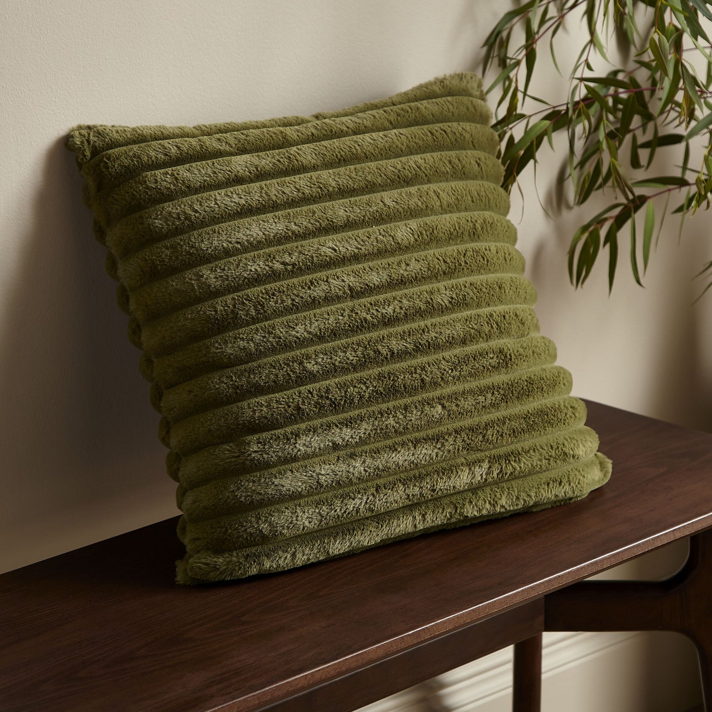 CATHERINE LANSFIELD COSY RIBBED CUSHION