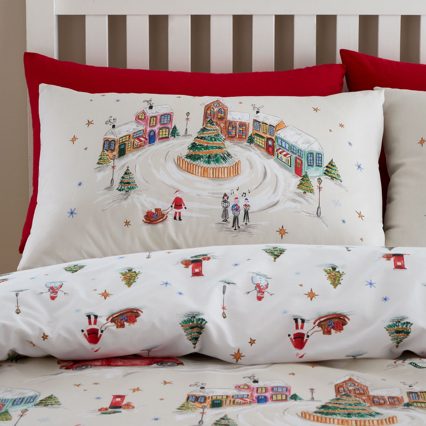 CHRISTMAS TOWN DUVET SET