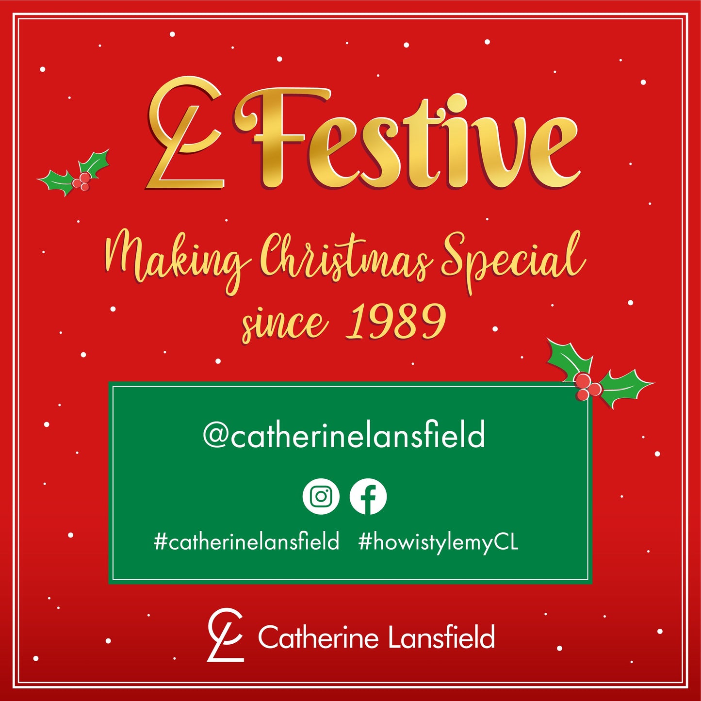 CATHERINE LANSFIELD RETRO SANTA DUVET SET