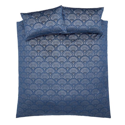 CATHERINE LANSFIELD ART DECO PEARL DUVET SET