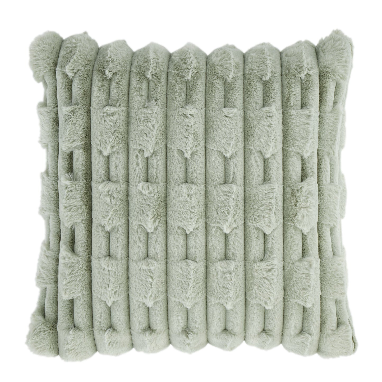 BIANCA CARVED FAUX FUR CUSHION
