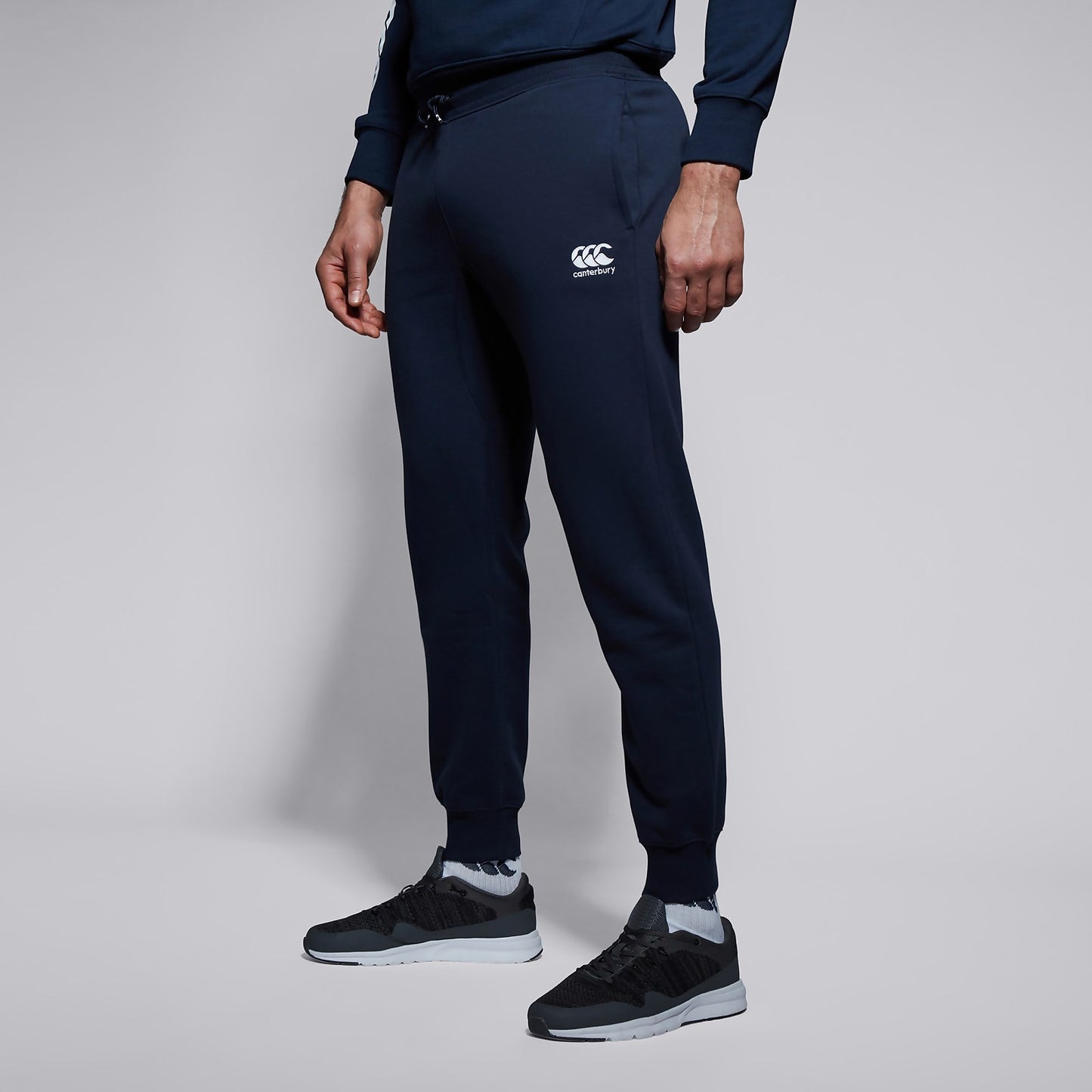 CANTERBURYTAPERED FLEECE CUFFPANT NAVY