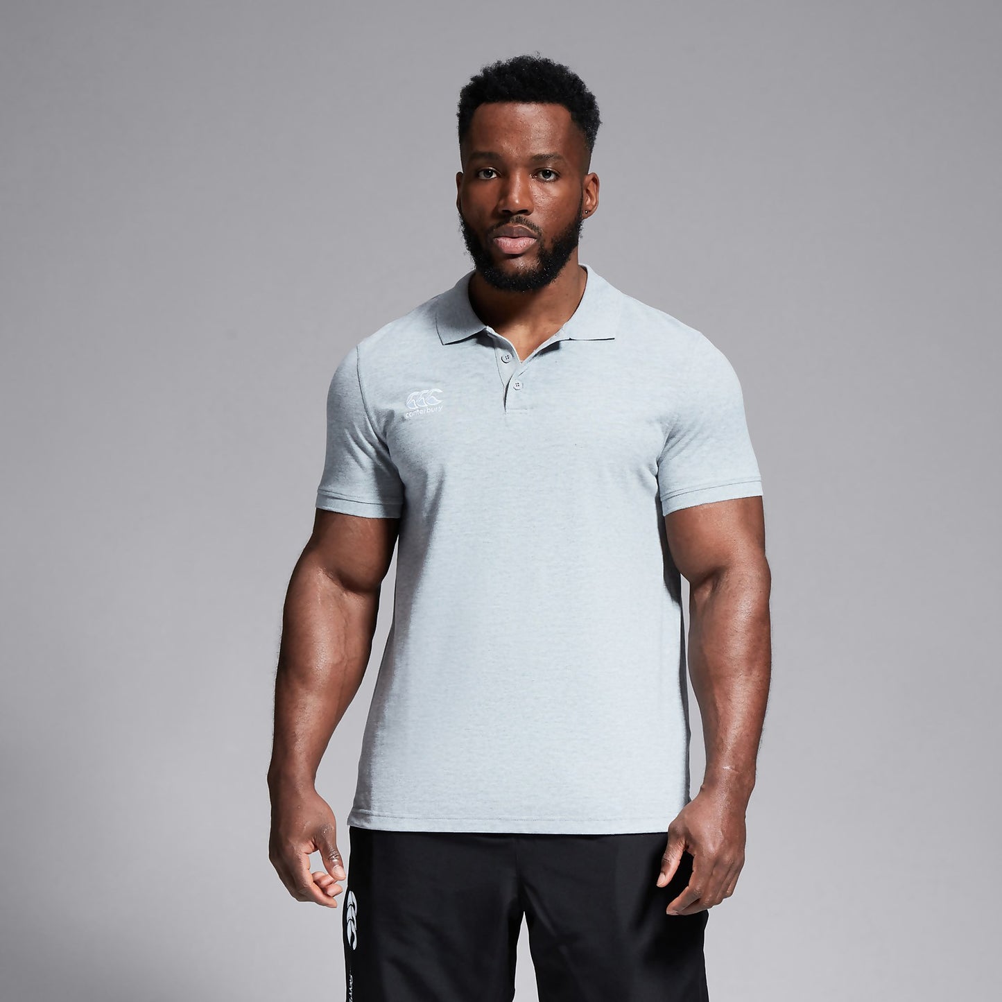 CANTERBURY WAIMAK POLO SHIRT CLASSIC GREY