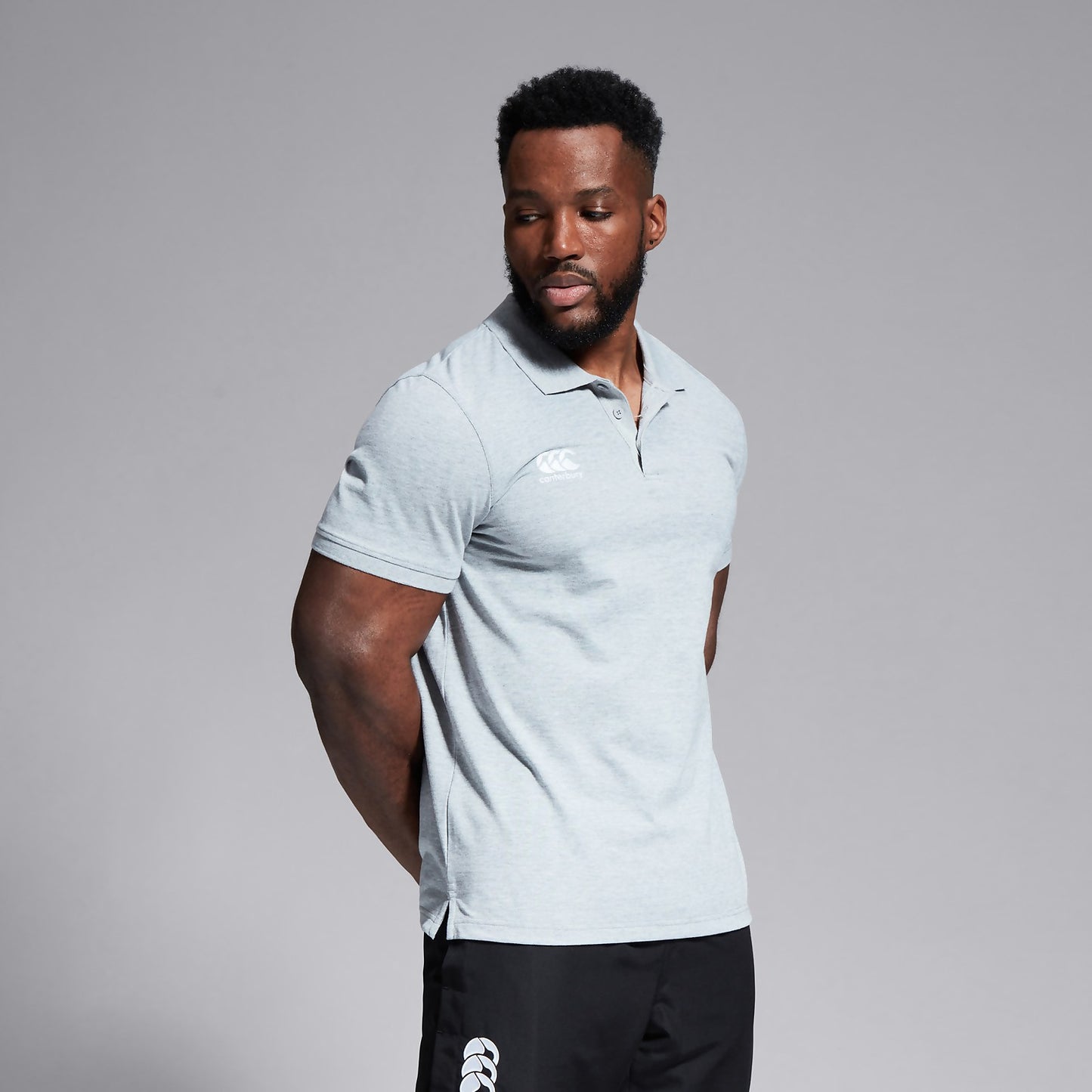 CANTERBURY WAIMAK POLO SHIRT CLASSIC GREY