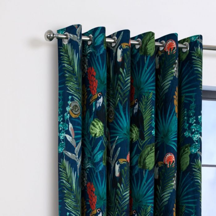BALI MULTI EYELET CURTAINS 90"X90"