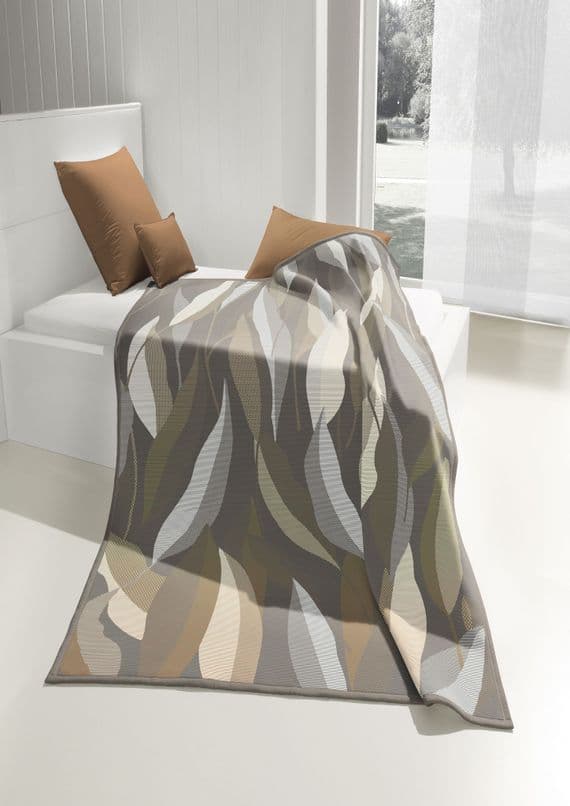 BIEDERLACK ITALIAN COLLECTION GLOW NATURE THROW