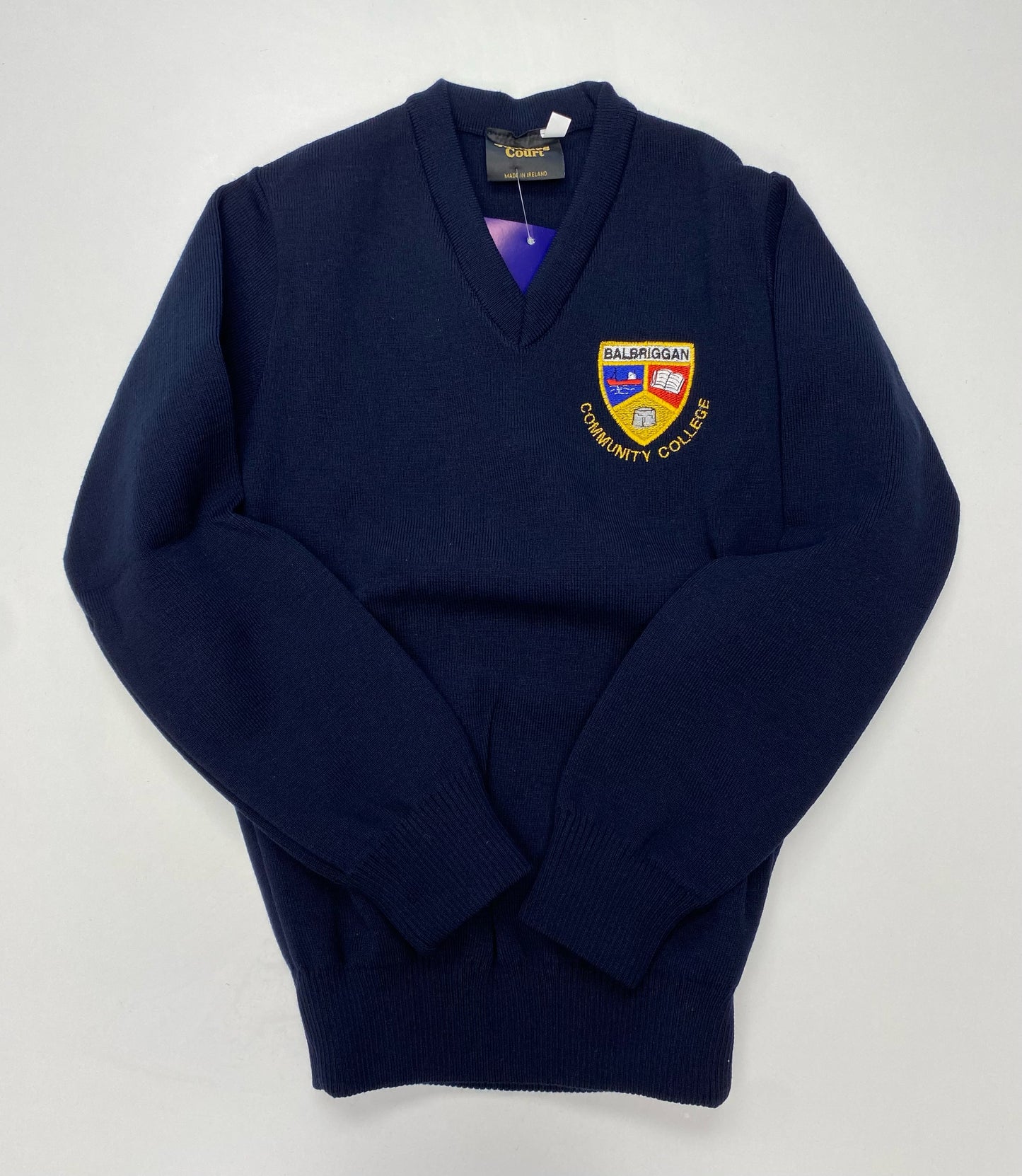 BALBRIGGAN CC VNECK KNITWEAR NAVY