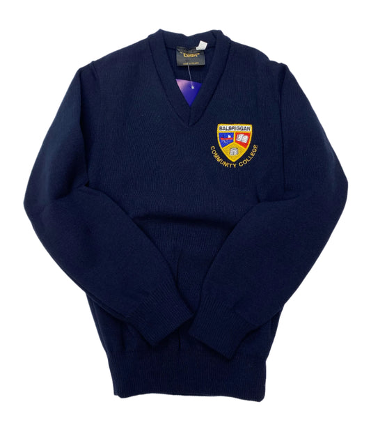 BALBRIGGAN CC VNECK KNITWEAR NAVY