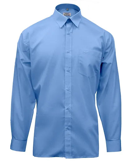 REGULAR FIT LONG SLEEVE SHIRT BLUE