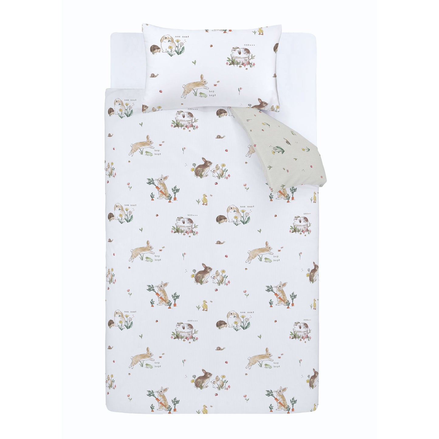 BUNNY RABBIT FRIENDS DUVET SET