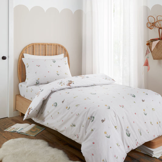BUNNY RABBIT FRIENDS DUVET SET
