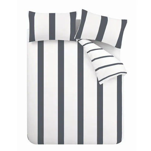 TERENCE CONRAN SEBASTIAN GREY DUVET SET