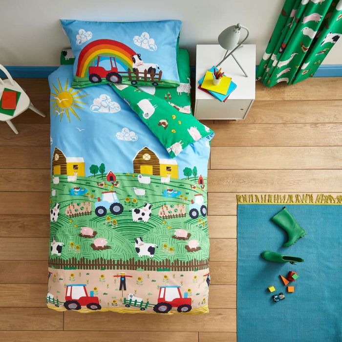 CATHERINE LANSFIELD FARMYARD ANIMALS DUVET SET