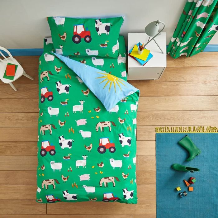 CATHERINE LANSFIELD FARMYARD ANIMALS DUVET SET